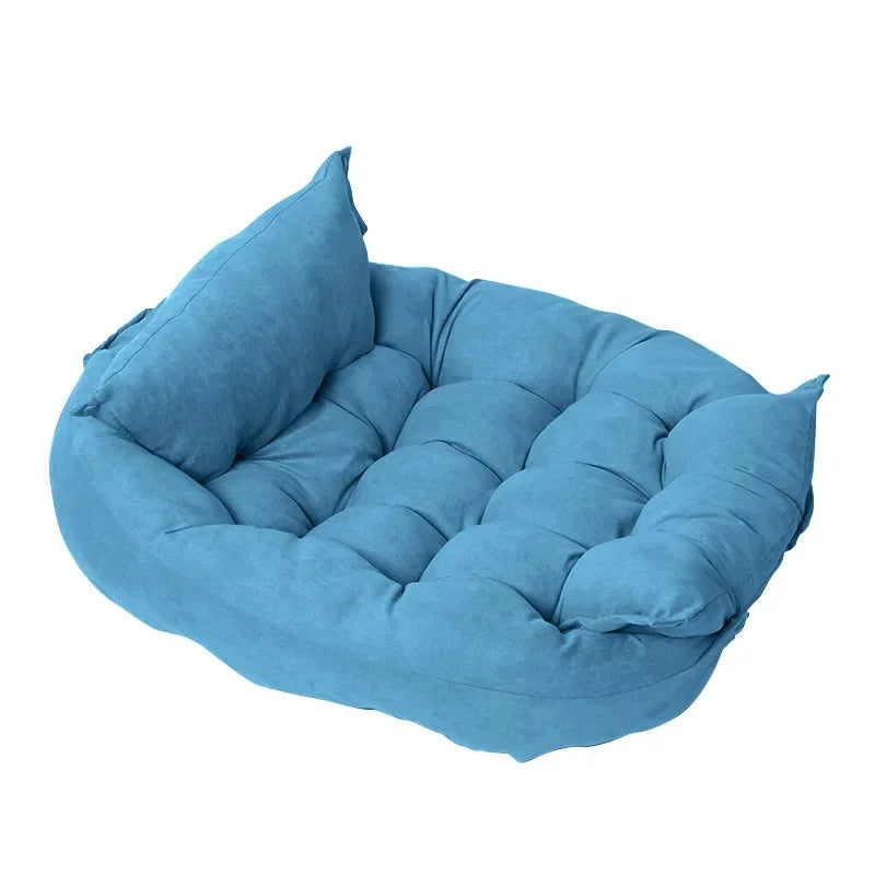 3-in-1 Pet Bed: Sofa, Mat & Kennel!
