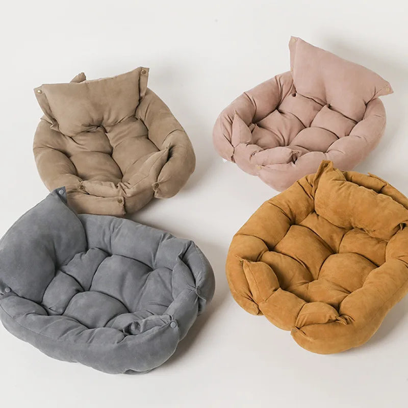 3-in-1 Pet Bed: Sofa, Mat & Kennel!