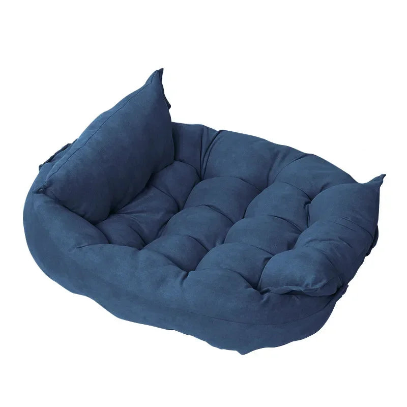 3-in-1 Pet Bed: Sofa, Mat & Kennel!