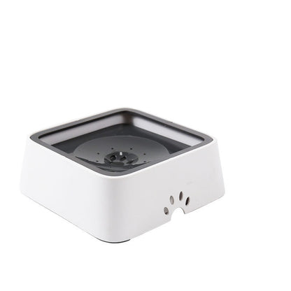 2L Cat Water Fountain with Floating Bowl - Anti-Overflow Slow Drip for Clean Hydration