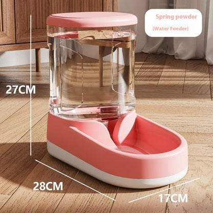 Stylish Automatic Cat Feeder and Water Fountain - Hassle-Free Feeding