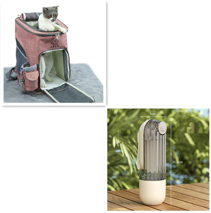 Portable Dog Water and Food Dispenser - Stylish Hydration Solution