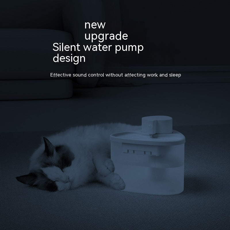 Smart Cat Water Fountain with 2L Capacity - Clean, Quiet, and Stylish Hydration Solution