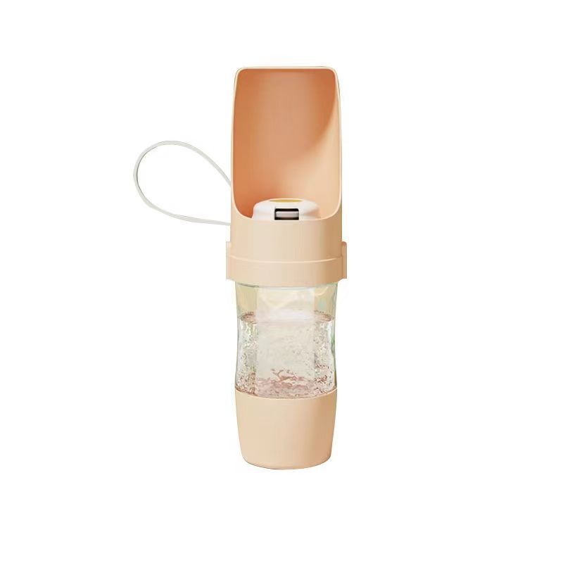 2-in-1 Travel Dog Water Bottle & Feeder - Portable Hydration Solution for Outdoor Adventures