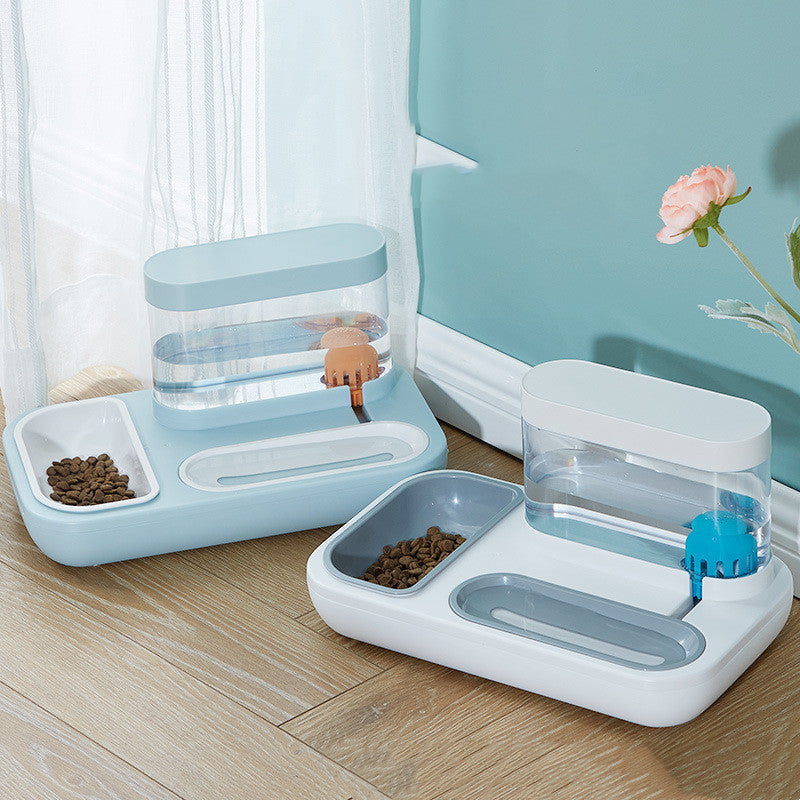 Shanshuifang Automatic Cat Feeder and Drinking Fountain - Stylish, Convenient, and Healthy Feeding Solution