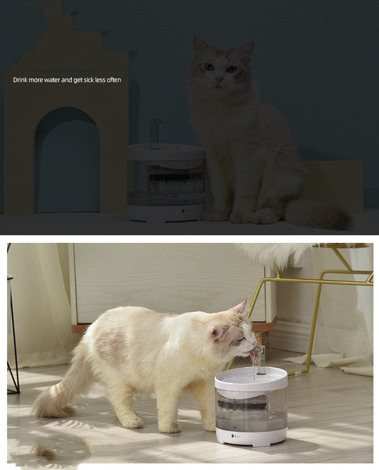 Ai Lux Automatic Cat Water Fountain - Fresh Flowing Water for Cats