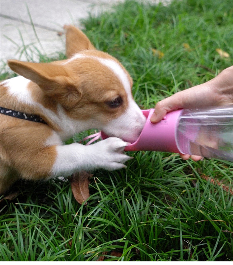 Portable Dog Water Bottle - Leak Proof Pet Dispenser for Travel and Outdoor Adventures