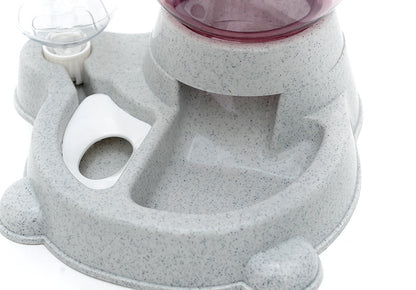 Automatic Cat Feeder & Water Dispenser - Stylish Cat-Shaped Design, 2.2L