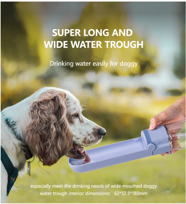 Portable Dog Water Bottle - Stylish, Leak-Proof, Convenient Hydration