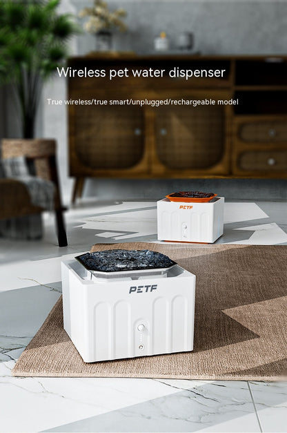 Peifu Wireless Smart Cat Water Fountain - Automatic Hydration for Cats