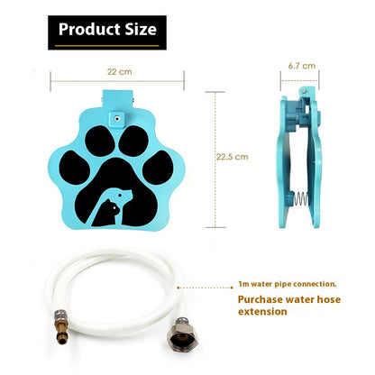 Paw-Shaped Automatic Water Dispenser for Pets - Stylish, Durable, and Easy to Install