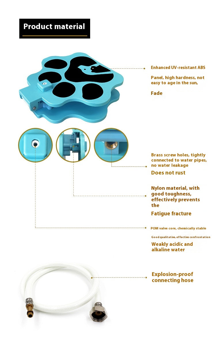 Paw-Shaped Automatic Water Dispenser for Pets - Stylish, Durable, and Easy to Install