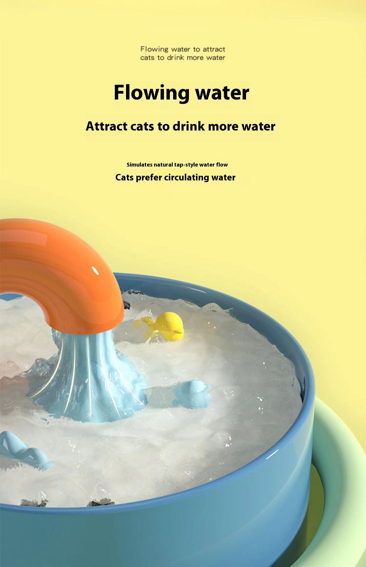 Stylish Ceramic Automatic Water Fountain for Cats - Promotes Healthy Hydration