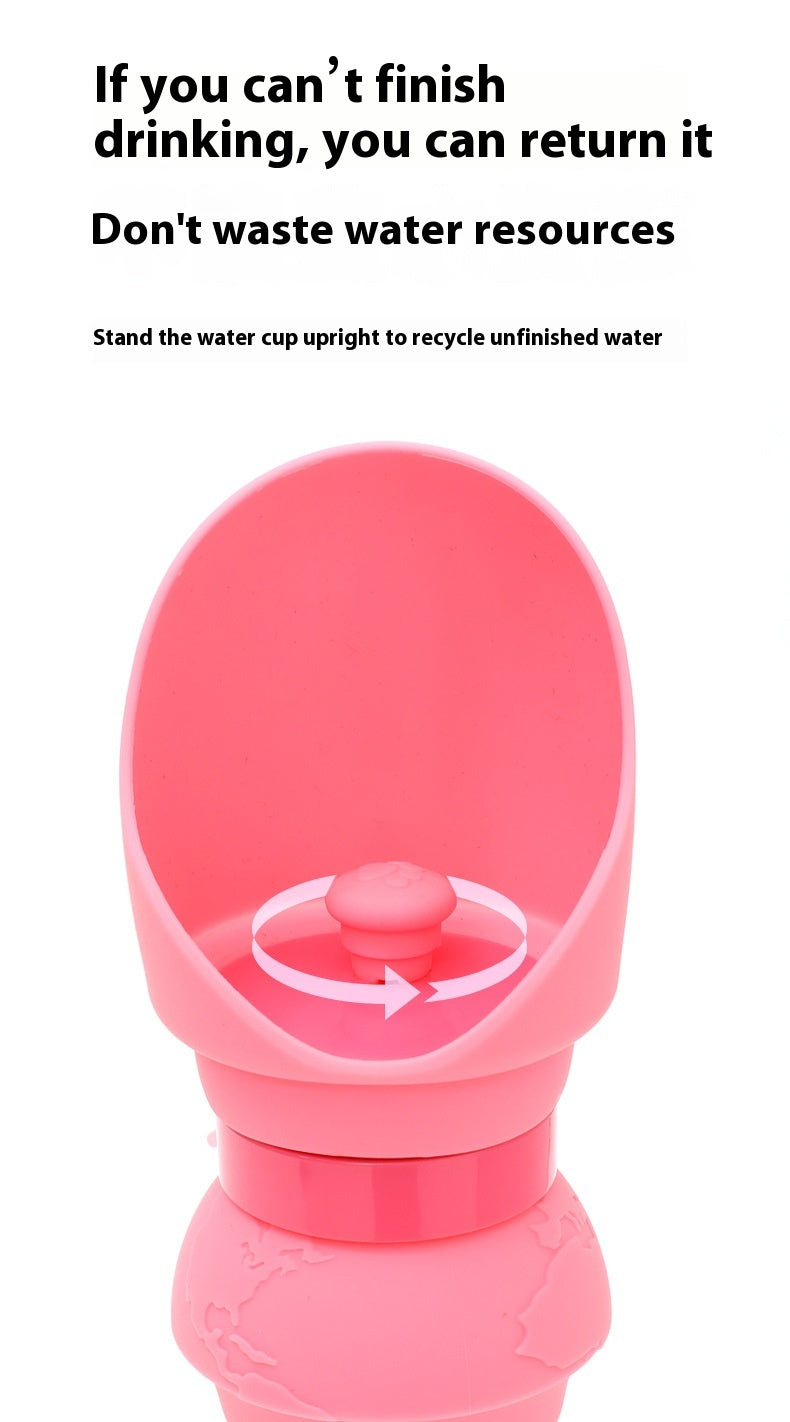 Eco-Friendly Portable Silicone Folding Pet Water Cup - Stylish and Convenient Hydration Solution for Outdoor Adventures