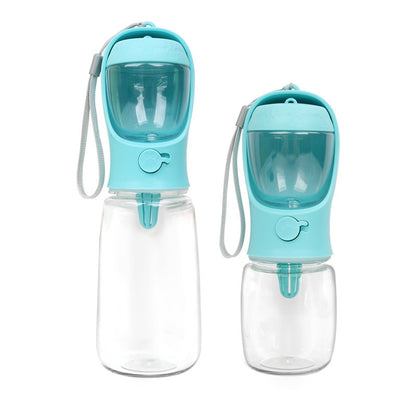 Two-in-One Portable Dog Drinking Cup with Food Compartment - Stay Hydrated On-the-Go!