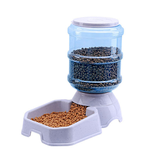 Automatic Dog Feeder and Water Fountain - Effortless Mealtime Management