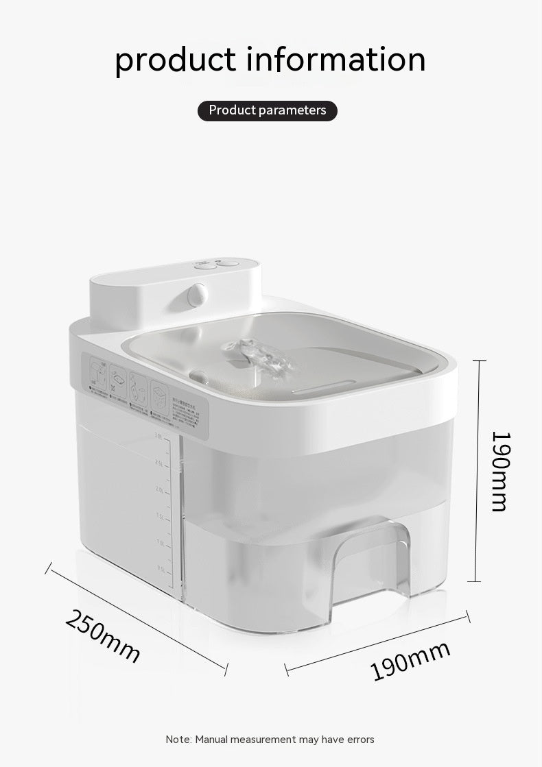 Automatic Cat Water Fountain with Filtration - Stylish & Eco-Friendly Hydration Solution