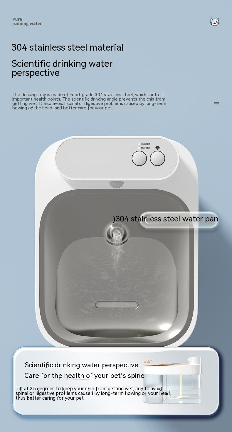 Automatic Cat Water Fountain with Filtration - Stylish & Eco-Friendly Hydration Solution