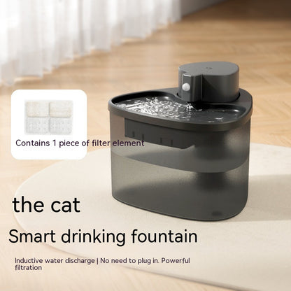 Smart Cat Water Fountain with 2L Capacity - Clean, Quiet, and Stylish Hydration Solution