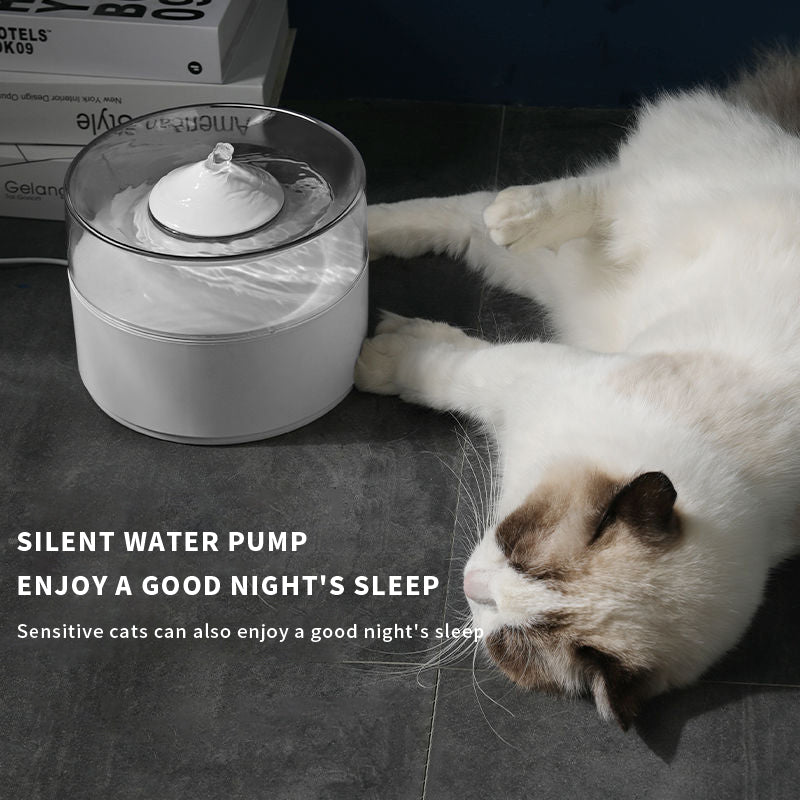 Smart Cat Water Dispenser with Advanced Filtration and Elegant Design