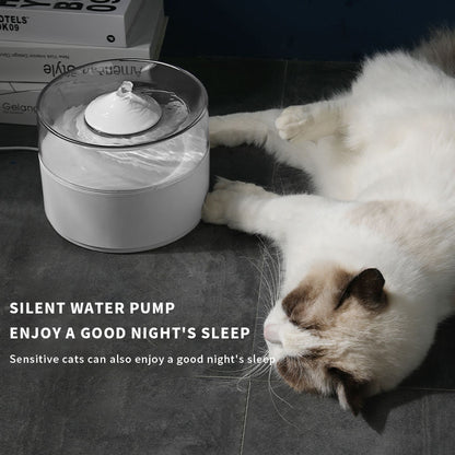 Smart Cat Water Dispenser with Advanced Filtration and Elegant Design