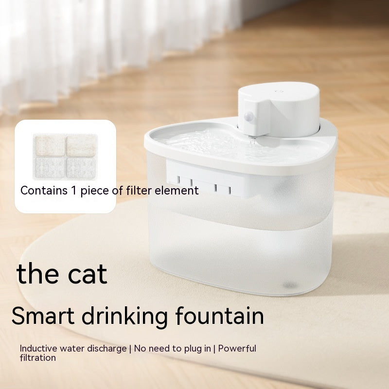 Smart Cat Water Fountain with 2L Capacity - Clean, Quiet, and Stylish Hydration Solution