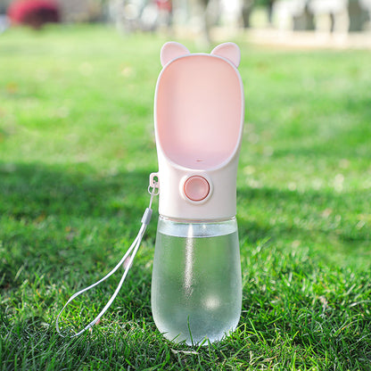 Stylish Portable Dog Water Bottle with Easy Dispensing