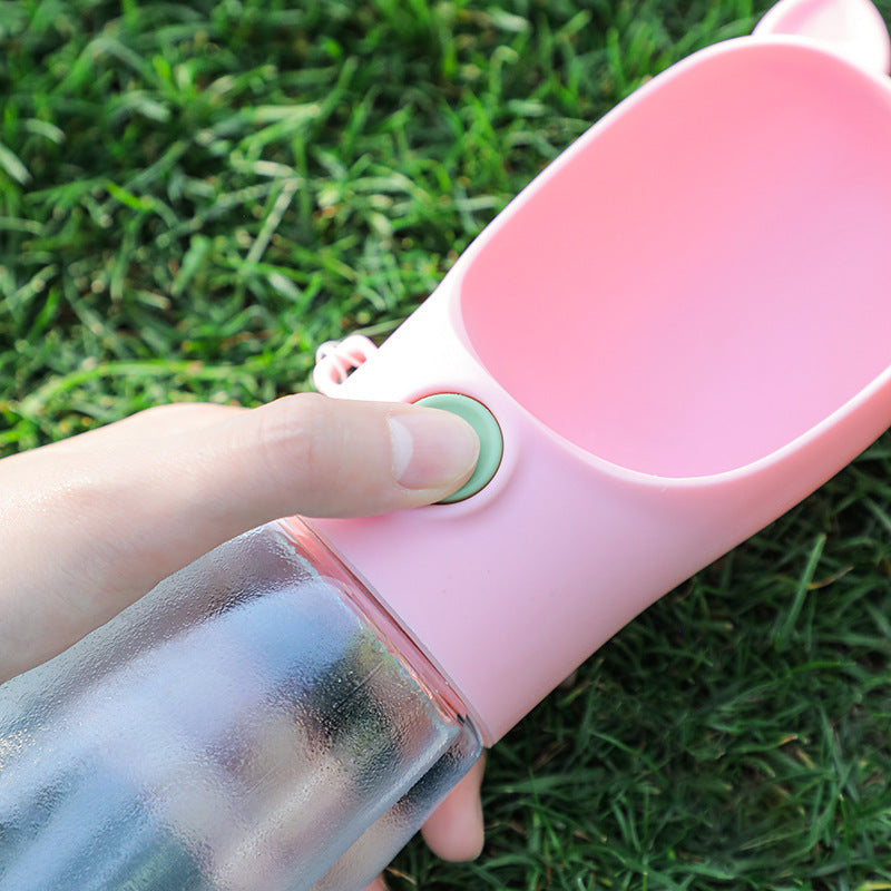 Stylish Portable Dog Water Bottle with Easy Dispensing