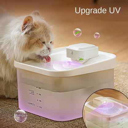 Intelligent Cat Water Dispenser with UV Sterilization and Advanced Filtration