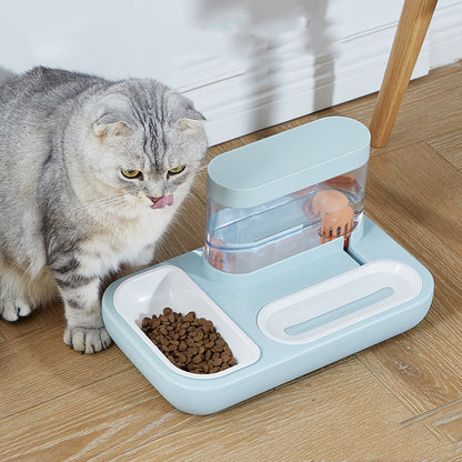 Shanshuifang Automatic Cat Feeder and Drinking Fountain - Stylish, Convenient, and Healthy Feeding Solution