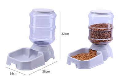 Automatic Dog Feeder and Water Fountain - Effortless Mealtime Management