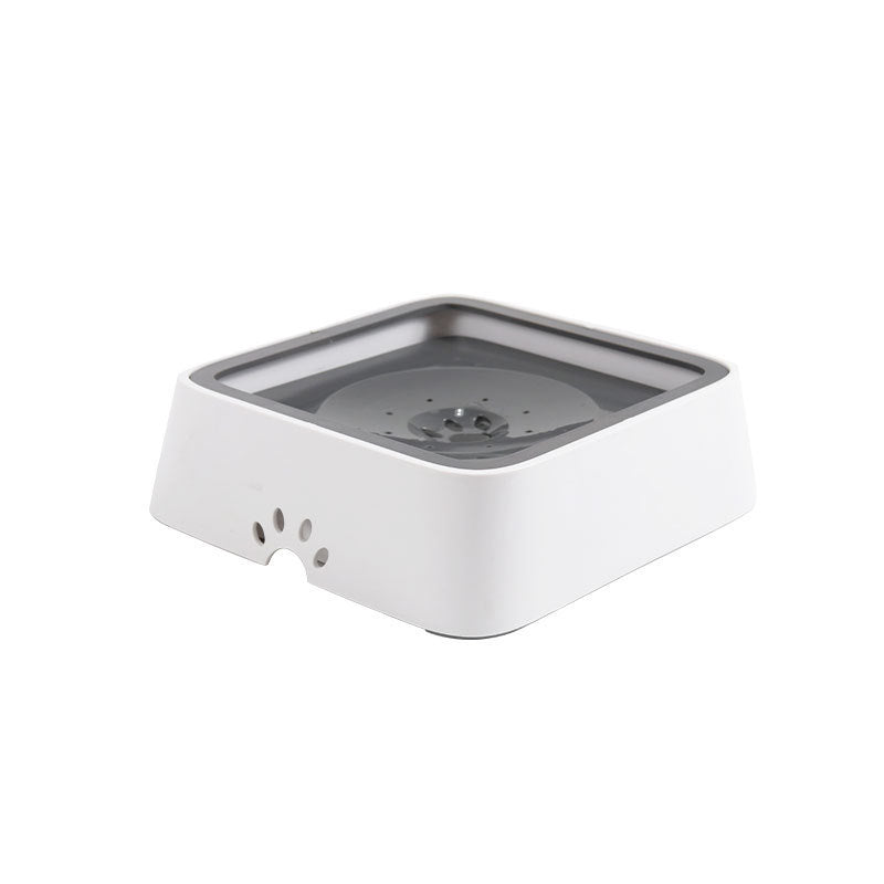 2L Cat Water Fountain with Floating Bowl - Anti-Overflow Slow Drip for Clean Hydration