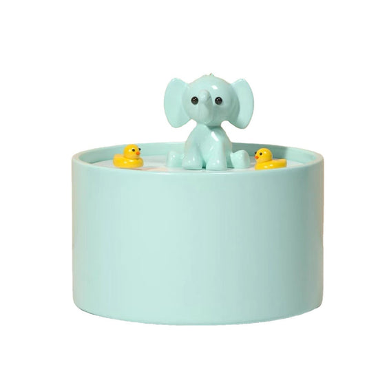 Cute Elephant Automatic Water Dispenser for Pets - Intelligent Heating Bowl with Low-Noise Pump