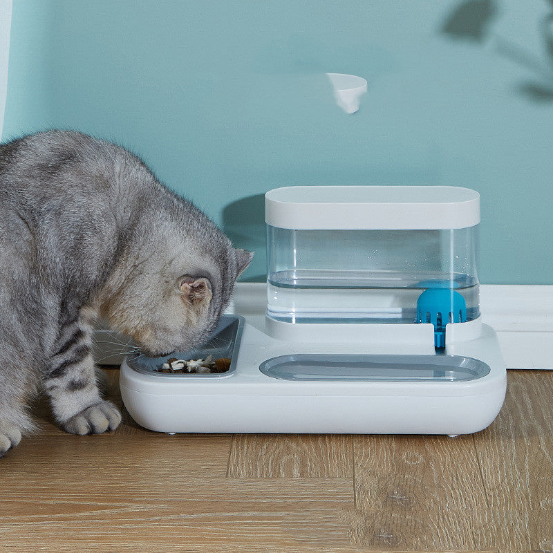 Shanshuifang Automatic Cat Feeder and Drinking Fountain - Stylish, Convenient, and Healthy Feeding Solution