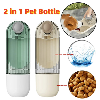 Portable Dog Water and Food Dispenser - Stylish Hydration Solution