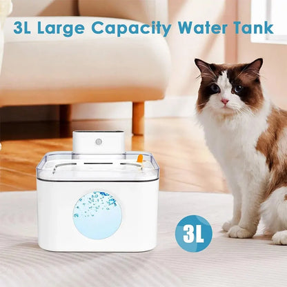 Auto-Refilling Cat Water Fountain: Wireless Hydration for Cats