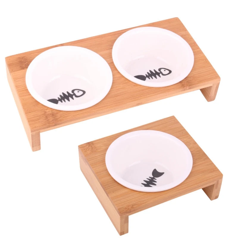 Elevated Pet Bowl Set: Style & Comfort