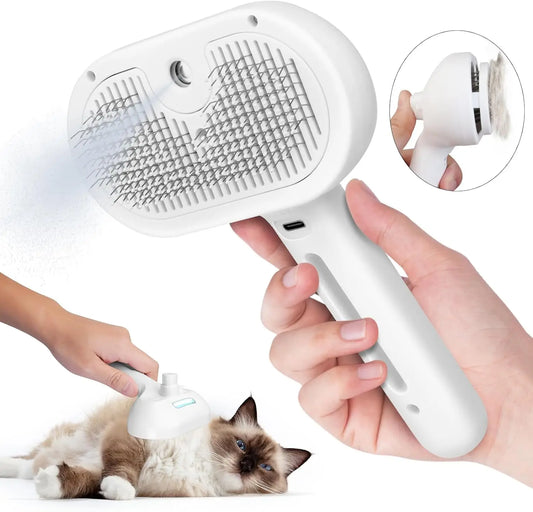 Steam Pet Brush: Smoother Coat, Happy Pet!