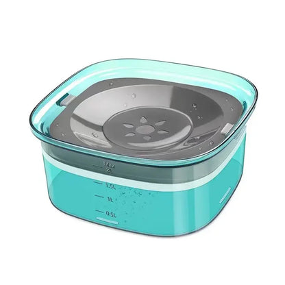 2L Spill-Proof Pet Slow Feeder Bowl