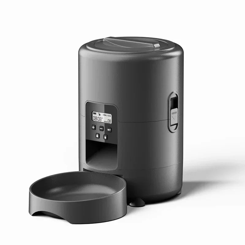 Smart Automatic Pet Feeder:  Timed Feeding for Happy Pets