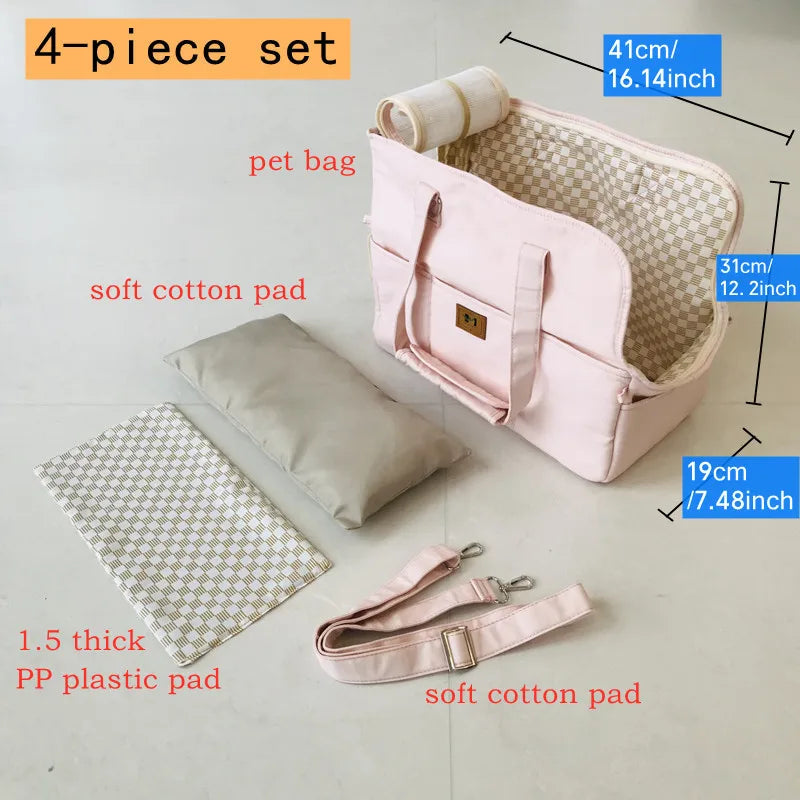 Safe & Cozy Pet Carrier Bag: Travel in Style!