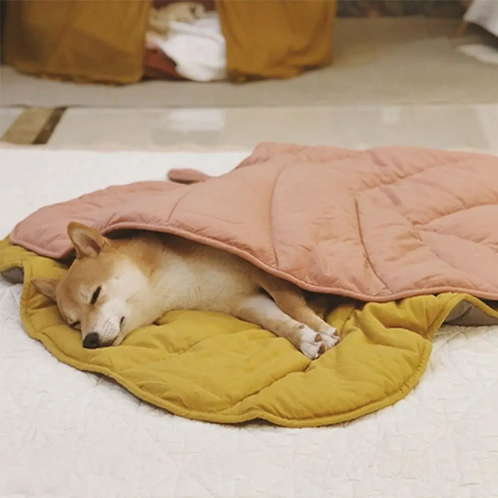 Leaf-Shaped Pet Bed: Cozy Comfort for Your Furry Friend