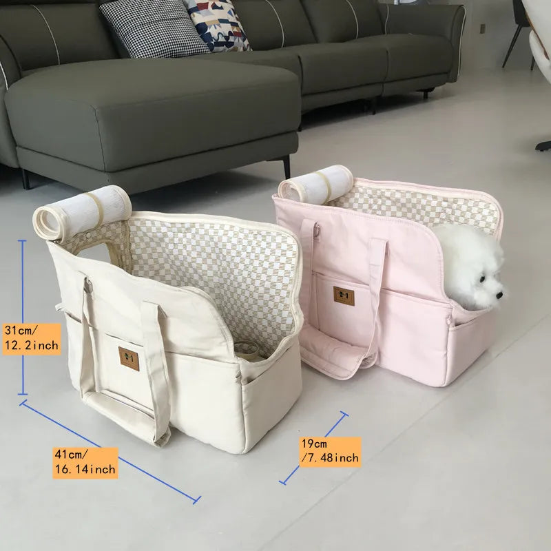 Safe & Cozy Pet Carrier Bag: Travel in Style!