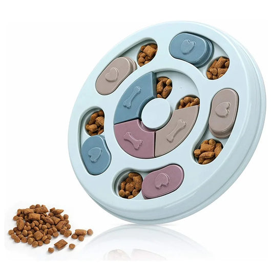 Slow Feeder Puzzle Bowl for Happy Dogs