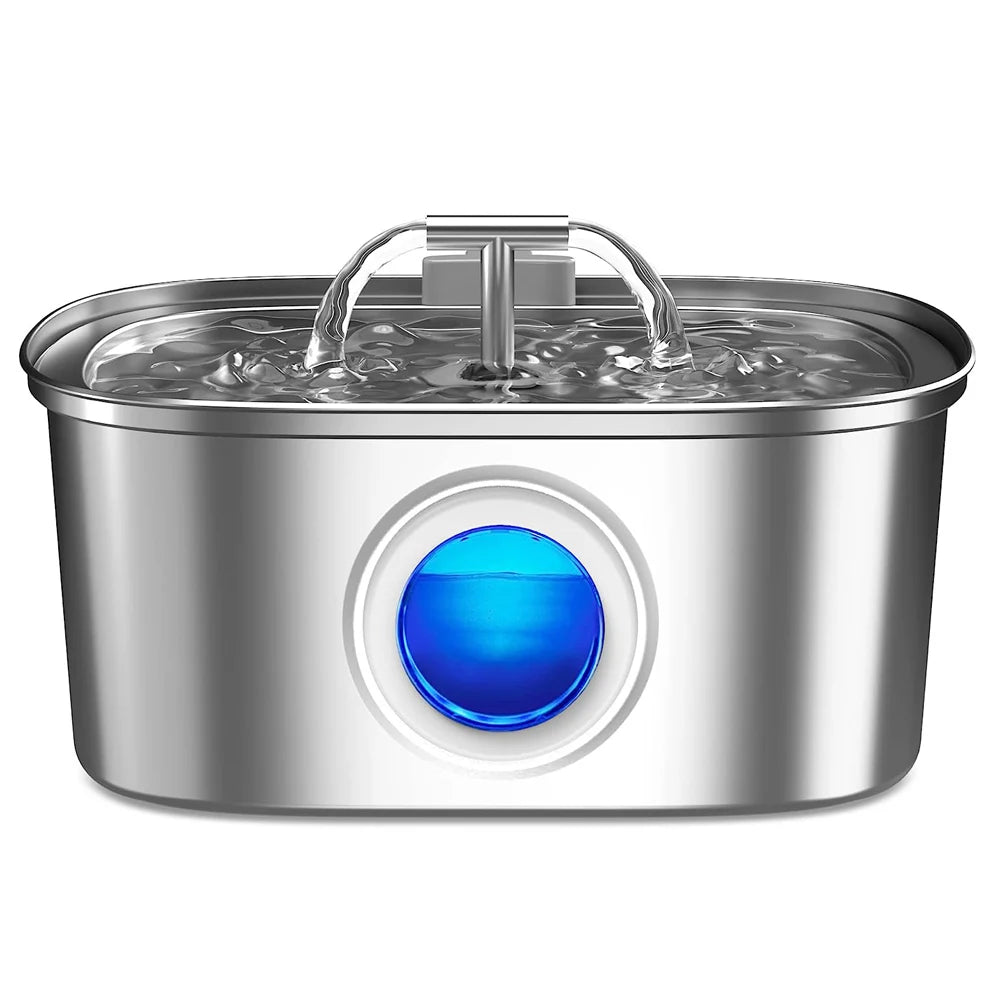 3.2L Stainless Steel Pet Water Fountain
