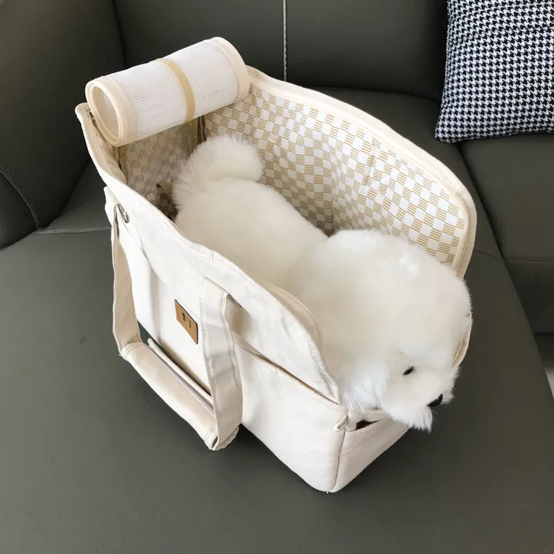 Safe & Cozy Pet Carrier Bag: Travel in Style!