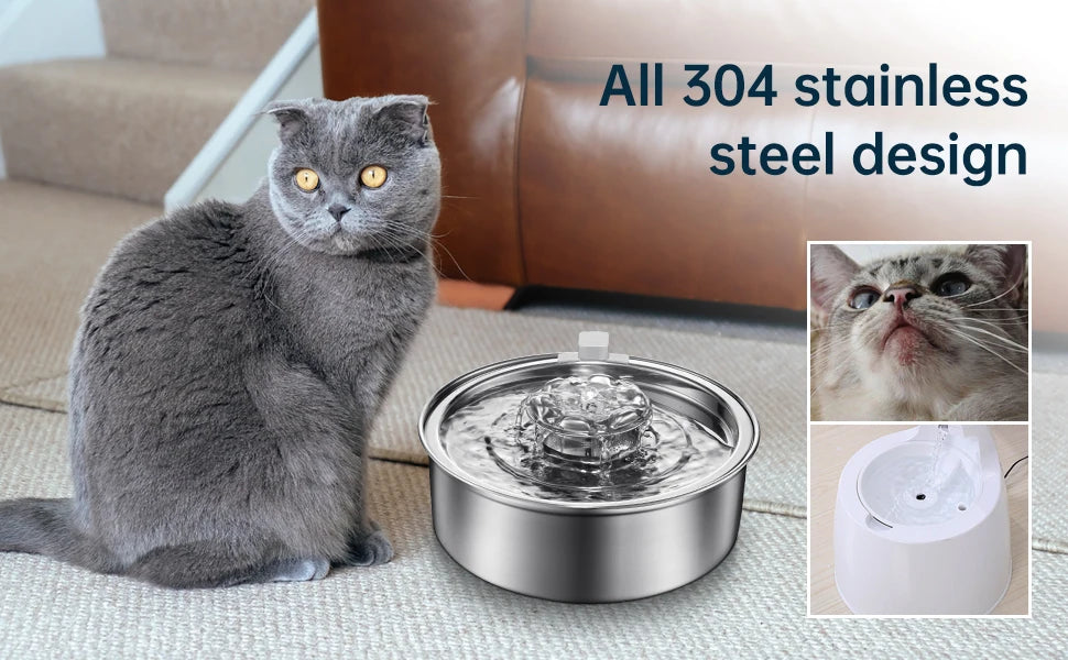 Spoil Your Furry Friend: 2.0L Automatic Cat Water Fountain