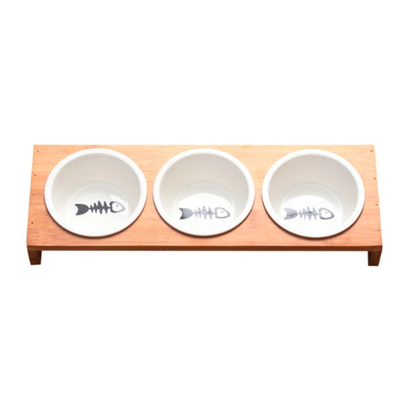 Elevated Pet Bowl Set: Style & Comfort