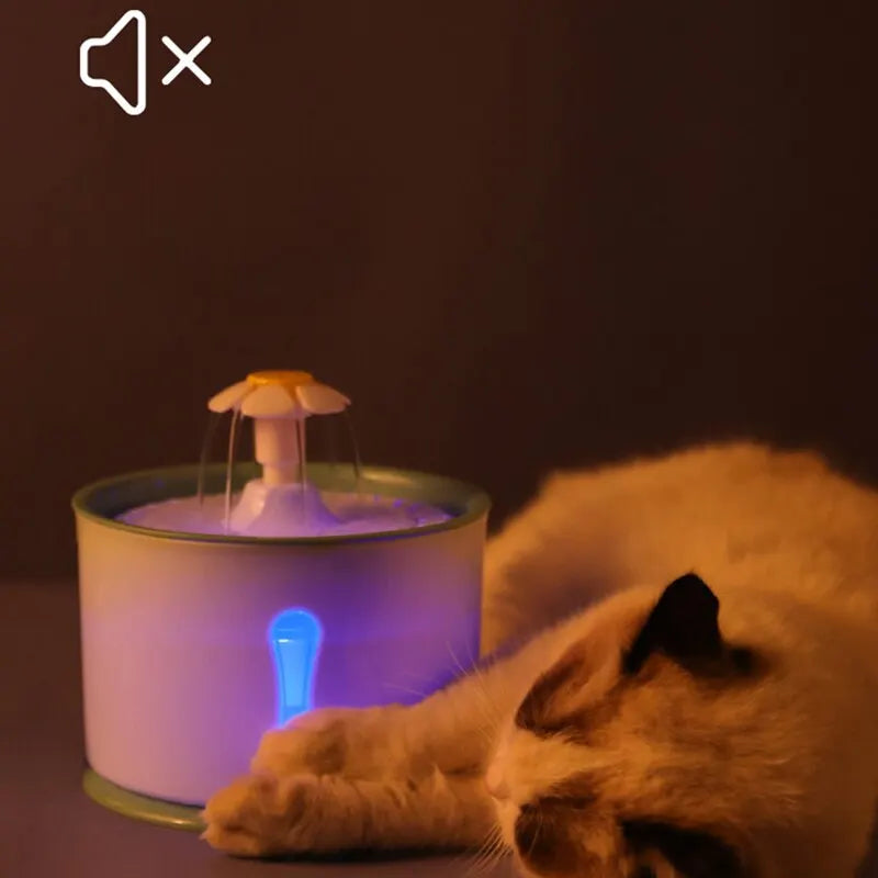 2.4L Automatic Cat Water Fountain with Filter