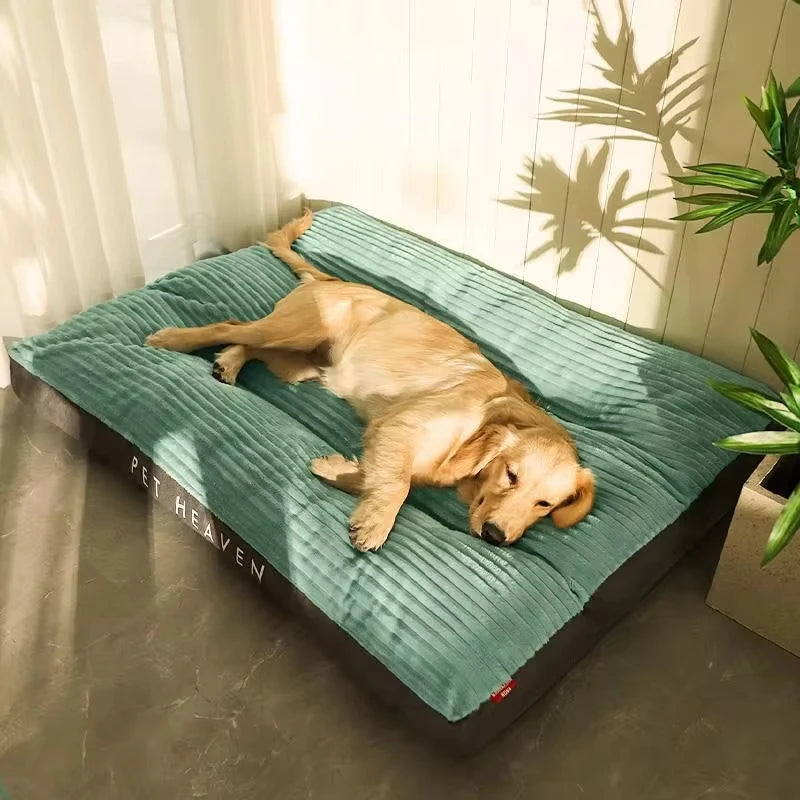 Ultra-Soft Corduroy Dog Bed: Your Pup's Cozy Winter Haven